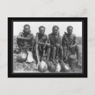 Kikayu Tribe-medlemmar. British Öster Afrika Vykort
