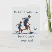 Kikckin med Best Coach Lycklig Fars dag