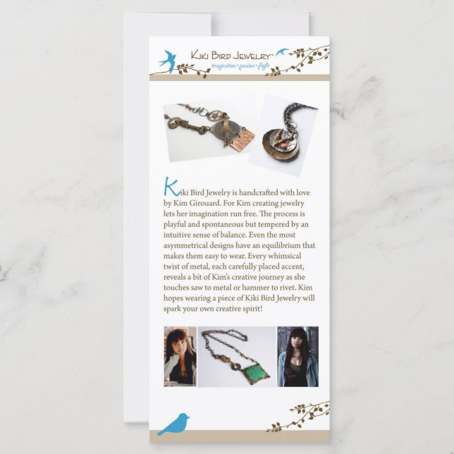 Kiki Bird Jewelry (Framsida)