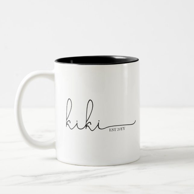Kiki etablerad | Kiki Gift Två-Tonad Mugg (Vänster)