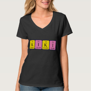 Kiki periodisk skjorta bord namn t-shirt