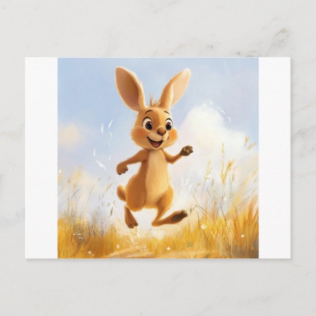 Kiki the Bunny Vykort (Framsida)