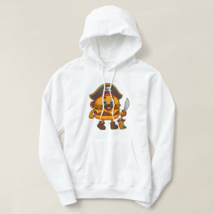 KikiBurger Sjörövare – Söt Mat Mascot Hoodie