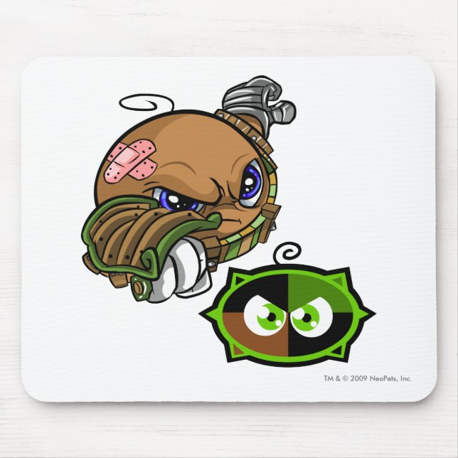 Kiko kapten 1 för sjölag musmatta (Framsidan)