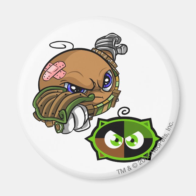 Kiko Sjö-teamets kapten 1 Magnet (Framsidan)