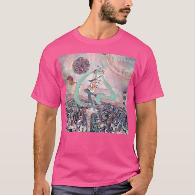 Kikuo Anime Japan Music Mode T Shirt (Framsida)
