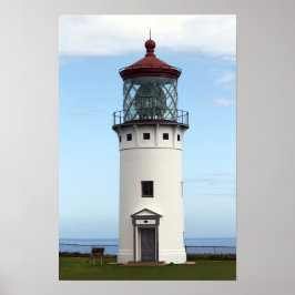 Kilauea fyr på Kauai Poster