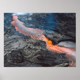 Kilauea Lava Flow Poster Skriv ut