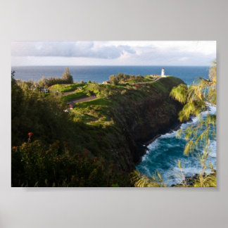 Kilauea Lighthouse, Kauai, Hawaii Poster Skriv ut