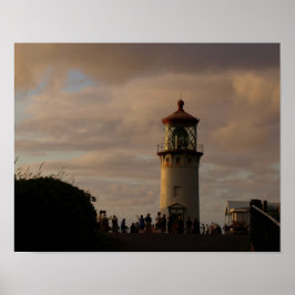 Kilauea Lighthouse Photo på en Poster