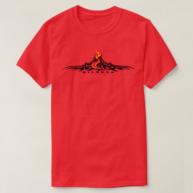 Kilauea Volcano TShirt T Shirt (Design framsida)