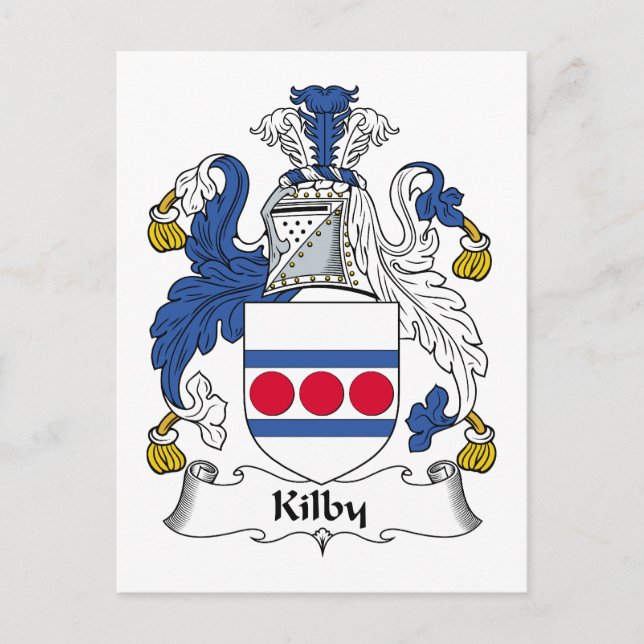 Kilby Family Crest Vykort (Framsida)