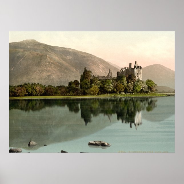 Kilchurn Castle, Argyll and Bute, Skottland Poster (Framsidan)
