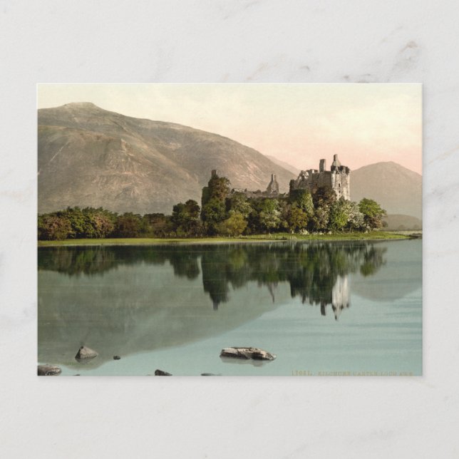Kilchurn Castle, Argyll and Bute, Skottland Vykort (Framsida)