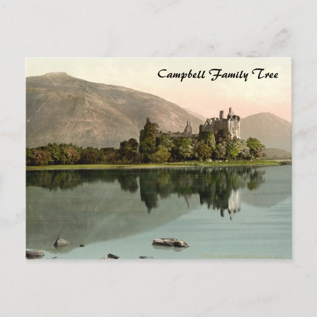 Kilchurn Castle, Argyll and Bute, Skottland Vykort (Framsida)