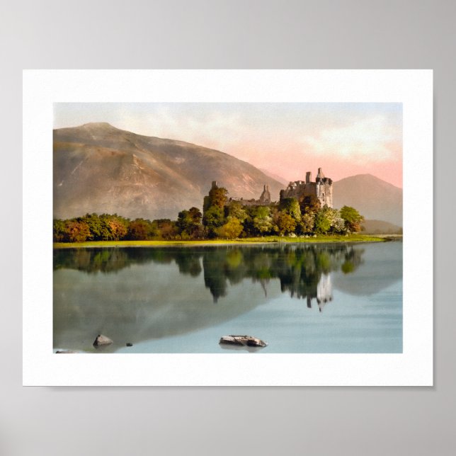 Kilchurn Castle Scotland Poster (Framsidan)