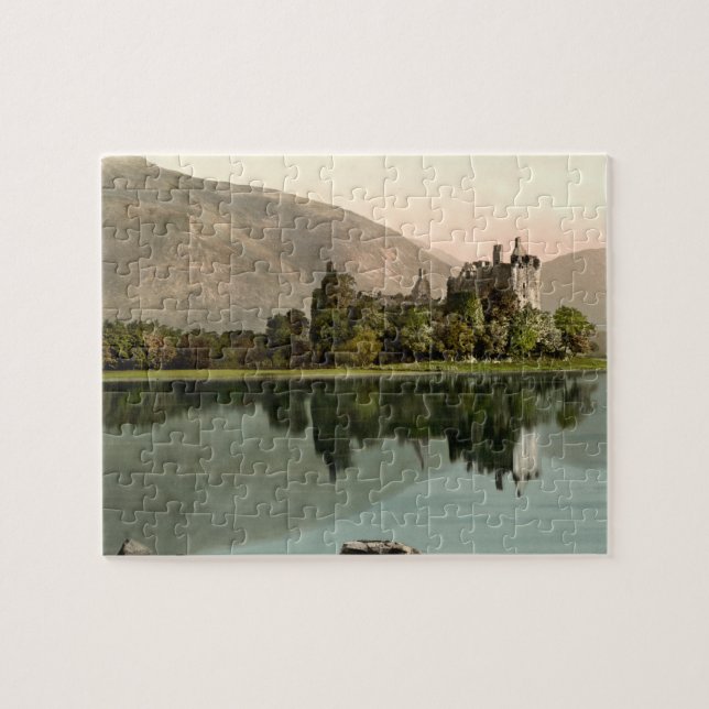 Kilchurn slott, Argyll och Bute, Skottland Pussel (Horisontell)