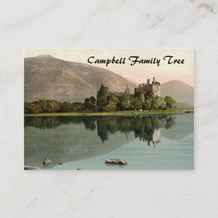 Kilchurn slott, Argyll och Bute, Skottland Visitkort