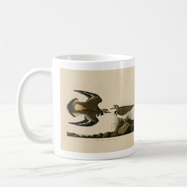 Kildeer Plover (Killdeer) Audubon Birds of America Kaffemugg (Vänster)