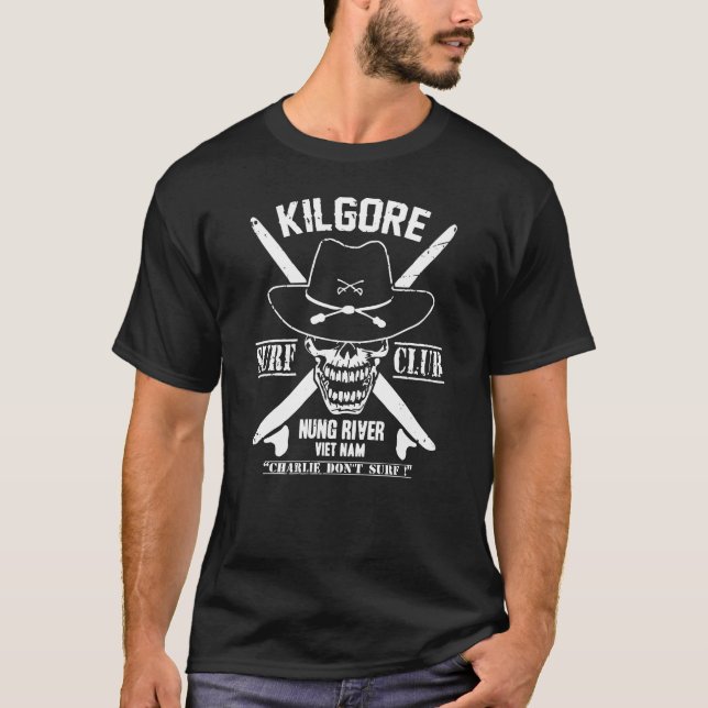 Kilgore Surfa Klubb-familj T Shirt (Framsida)