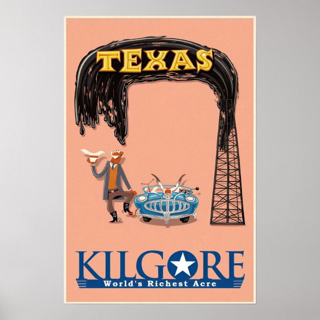 Kilgore, Texas-affisch Poster (Framsidan)