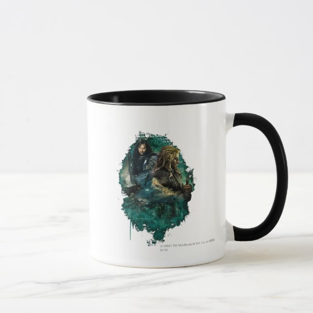 Kili & Fili over Erebor Mugg (Höger)