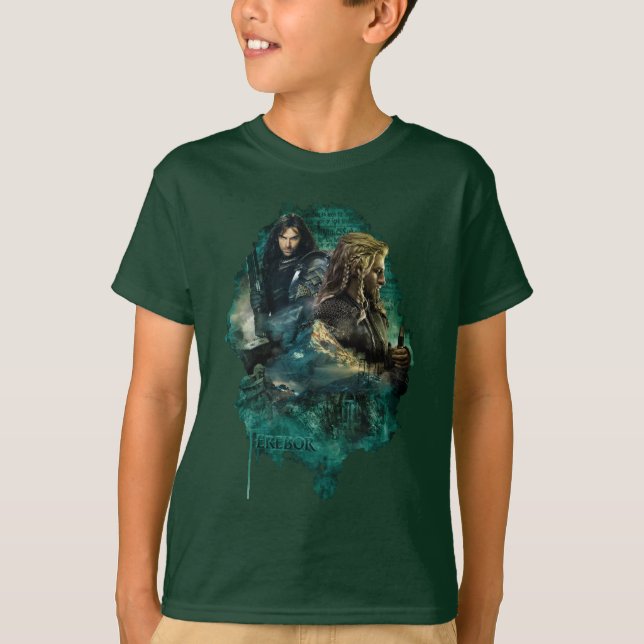 Kili & Fili over Erebor Tee (Framsida)