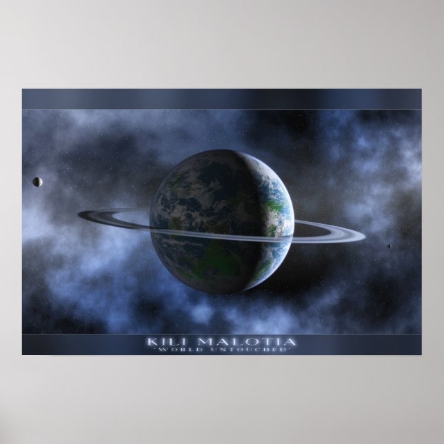 Kili Malotia - orörd värld Poster (Framsidan)
