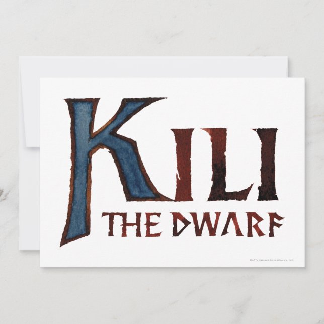 KILI THE DWARF™ Namn (Framsida)
