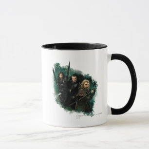 Kili, THORIN OAKENSHIELD™ & grafiska Fili Mugg