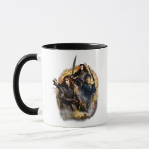 Kili, THORIN OAKENSHIELD™ och BAGGINS™-grafik Mugg