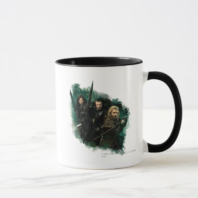 Kili, THORIN OAKENSHIELD™ och Fili Graphic Mugg (Höger)