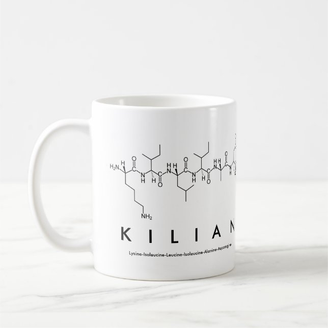 Kilian peptide namn mugg (Vänster)
