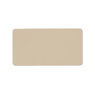 Kilim Beige Solid Färg Adressetikett