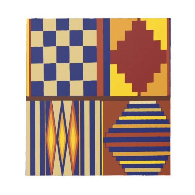 Kilim Bönematta design Anteckningsblock (Framsida)