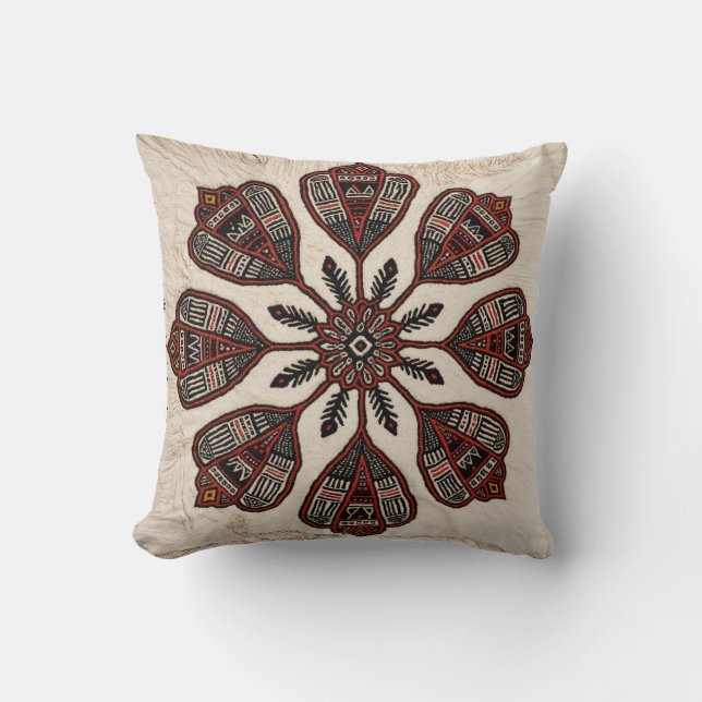 Kilim Mandala Pillows: Traditional Craftsmanship Kudde (Framsida)