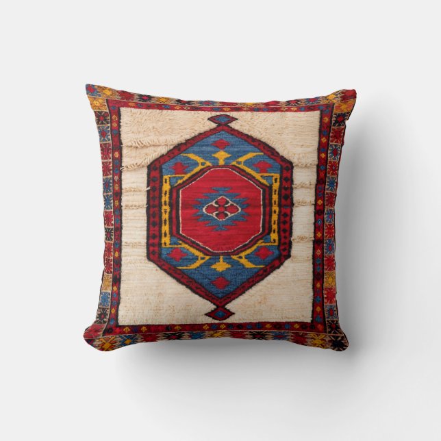 Kilim Pillows: Handutformade kurvor för ditt hem Kudde (Framsida)