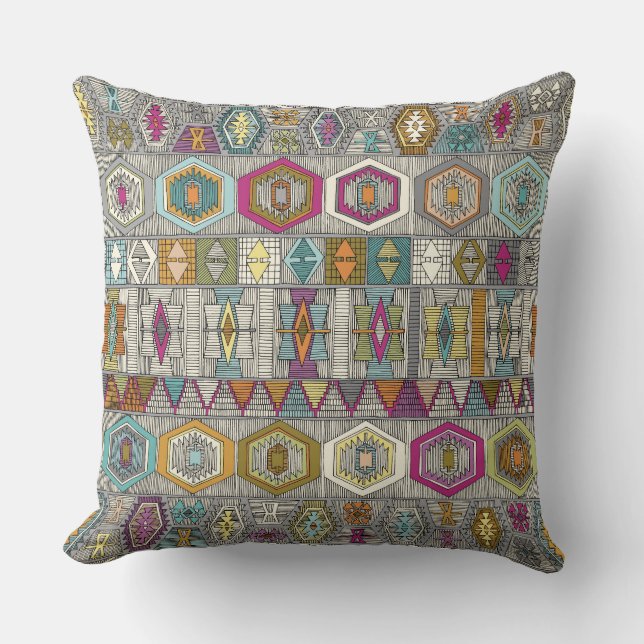 kilim rosa kudde (Framsida)