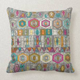 kilim rosa kudde