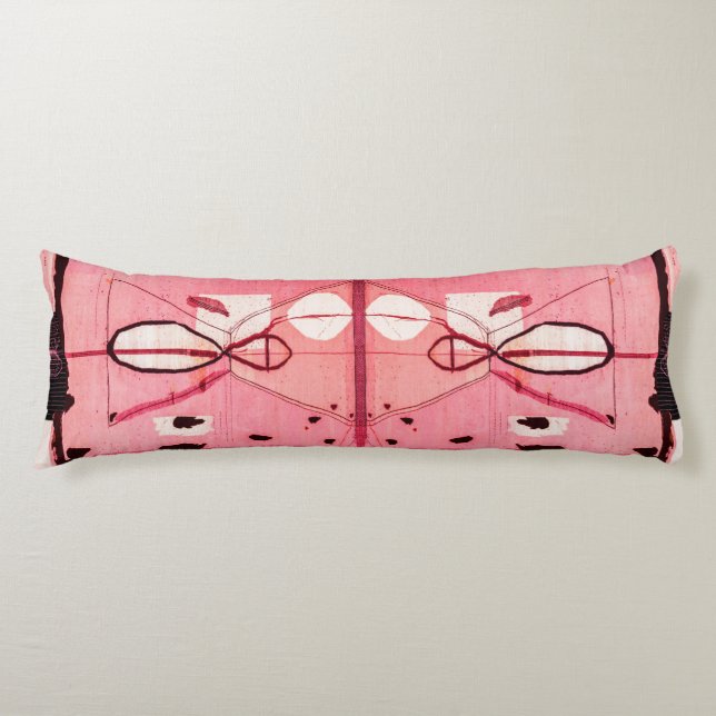  Kilim: Rosa marockanskt kulturarv Kroppskudde (Framsidan)
