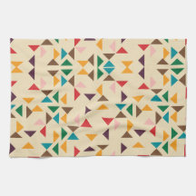 Kilim triangle mönster beige