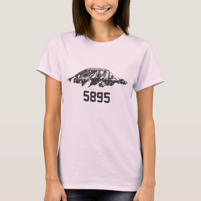 Kilimanajaro skjorta för 5895 t tröja (Framsida)
