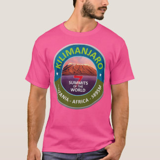 Kilimanjaro 7 summits collection t shirt
