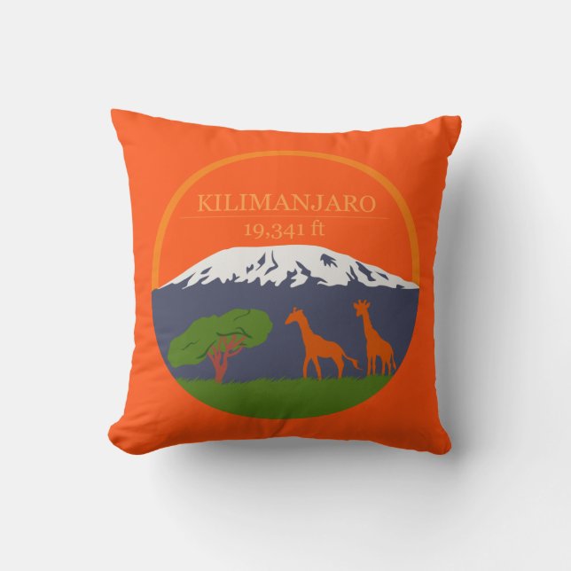 Kilimanjaro Altitude Kudde (Framsida)