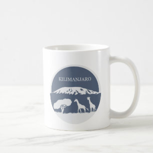 Kilimanjaro (blått) kaffemugg