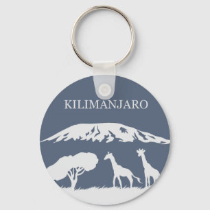 Kilimanjaro (blått) nyckelring
