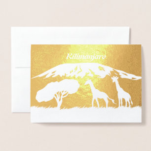 Kilimanjaro Folierat Kort