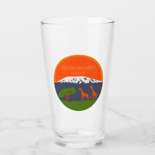 Kilimanjaro höjd glaskopp
