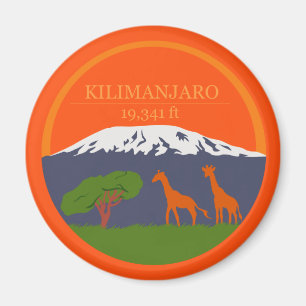 Kilimanjaro höjd magnet