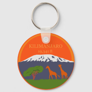 Kilimanjaro höjd nyckelring